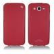 Funda de piel Samsung GT-i9150 Galaxy Mega 5.8  - Rouge ( Nappa - Pantone 199C ) 