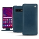 Custodia in pelle Samsung Galaxy S10 5G - Blu mediterran