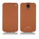 Lederschutzhülle Samsung GT-i9200 Galaxy Mega 6.3  - Marron ( Nappa - Pantone 1615C ) 