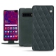Custodia in pelle Samsung Galaxy S10 5G - Blu marino - Couture