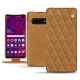 Housse cuir Samsung Galaxy S10 5G - Castan esparciate - Couture