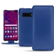 Samsung Galaxy S10 5G leather case - Bleu Océan PU