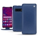 Custodia in pelle Samsung Galaxy S10 5G - Bleu frisson