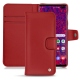 Housse cuir Samsung Galaxy S10 5G - Rouge ( Nappa - Pantone 199C ) 