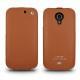 Lederschutzhülle Wiko Cink Five  - Marron ( Nappa - Pantone 1615C ) 