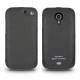 Lederschutzhülle Wiko Cink Five  - Ebène ( Sleek P C12 - Black ) 