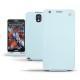 硬质真皮保护套 Samsung SM-N9000 Galaxy Note 3  - Bleu clair ( Nappa - Pantone 277C ) 