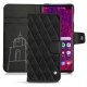 가죽 커버 Samsung Galaxy S10 5G - Negre poudro - Couture
