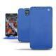 硬质真皮保护套 Samsung SM-N9000 Galaxy Note 3  - Bleu océan ( Nappa - Pantone 293C ) 