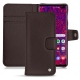 Housse cuir Samsung Galaxy S10 5G - Marron envoûtant