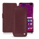 Lederschutzhülle Samsung Galaxy S10 5G - Lie de vin ( Pantone 5115C ) 