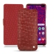 Samsung Galaxy S10 5G leather case - Autruche ciliegia