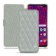 Lederschutzhülle Samsung Galaxy S10 5G - Gris - Couture ( Nappa - Pantone W428C ) 