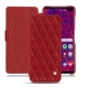 가죽 커버 Samsung Galaxy S10 5G - Rouge - Couture ( Nappa - Pantone 199C ) 