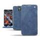 硬质真皮保护套 Samsung SM-N9000 Galaxy Note 3  - Jean vintage ( Roughtcut - Pantone 285U  ) 