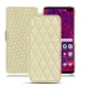 Funda de piel Samsung Galaxy S10 5G - Ivoire - Couture ( Sleek P C12 - White ) 