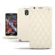硬质真皮保护套 Samsung SM-N9000 Galaxy Note 3  - Beige - Couture ( Nappa - Pantone 7502C ) 