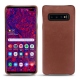 Coque cuir Samsung Galaxy S10 5G - Passion vintage ( Glutton - Red ) 