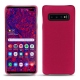 Lederschutzhülle Samsung Galaxy S10 5G - Rose fluo