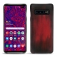 Lederschutzhülle Samsung Galaxy S10 5G - Rouge Patine