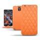 硬质真皮保护套 Samsung SM-N9000 Galaxy Note 3  - Orange - Couture ( Nappa - Pantone 1495U ) 