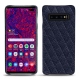 Coque cuir Samsung Galaxy S10 5G - Cobalt - Couture ( Pantone 2766C ) 