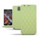 硬质真皮保护套 Samsung SM-N9000 Galaxy Note 3  - Vert olive - Couture ( Nappa - Pantone 578U ) 