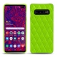 Funda de piel Samsung Galaxy S10 5G - Vert fluo - Couture