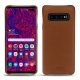 Lederschutzhülle Samsung Galaxy S10 5G - Marron PU