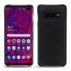 Samsung Galaxy S10 5G leather cover - Noir élégant