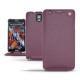 硬质真皮保护套 Samsung SM-N9000 Galaxy Note 3  - Lie de vin ( Pantone 5115C ) 
