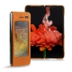 Funda de piel Samsung Galaxy Fold - Mandarine vintage ( Pantone 165C ) 