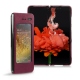 Funda de piel Samsung Galaxy Fold - Prune vintage ( Pantone 512C ) 