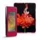Funda de piel Samsung Galaxy Fold - Rose fluo