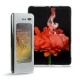 Capa em pele Samsung Galaxy Fold - Platinium ( Pantone 877C ) 