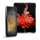 Capa em pele Samsung Galaxy Fold - Gris Patine