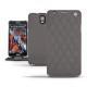 硬质真皮保护套 Samsung SM-N9000 Galaxy Note 3  - Anthracite - Couture ( Pantone 424C ) 