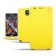 硬质真皮保护套 Samsung SM-N9000 Galaxy Note 3  - Jaune fluo