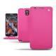 硬质真皮保护套 Samsung SM-N9000 Galaxy Note 3  - Rose fluo