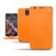 硬质真皮保护套 Samsung SM-N9000 Galaxy Note 3  - Orange fluo