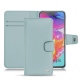 Housse cuir Samsung Galaxy A70 - Bleu ciel ( Nappa - Pantone 277C ) 