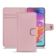 Housse cuir Samsung Galaxy A70 - Rose ( Nappa - Pantone 2365C ) 