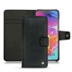 硬质真皮保护套 Samsung Galaxy A70 - Dark vintage ( Roughtcut - Black#5256 ) 