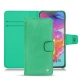 Capa em pele Samsung Galaxy A70 - Menthe vintage ( Pantone 562C ) 