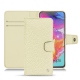 硬质真皮保护套 Samsung Galaxy A70 - Ivoire ( Sleek P C12 - White ) 