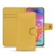 Capa em pele Samsung Galaxy A70 - Mimosa ( Pantone 141C ) 