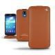 Housse cuir Samsung GT-i9295 Galaxy S4 Active  - Marron ( Nappa - Pantone 1615C ) 