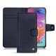 Samsung Galaxy A70 leather case - Cobalt ( Pantone 2766C ) 