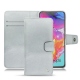 硬质真皮保护套 Samsung Galaxy A70 - Platinium ( Pantone 877C ) 