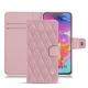 Custodia in pelle Samsung Galaxy A70 - Rose - Couture ( Nappa - Pantone 2365C ) 